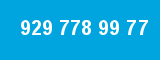 929 778 99 77 929 778 99 77